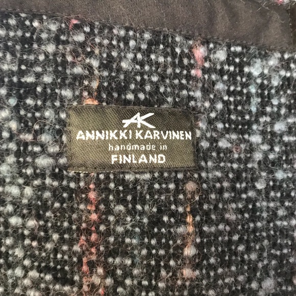 Annikki karvinen hand made cardigan sweater jacket - Picture 6 of 6